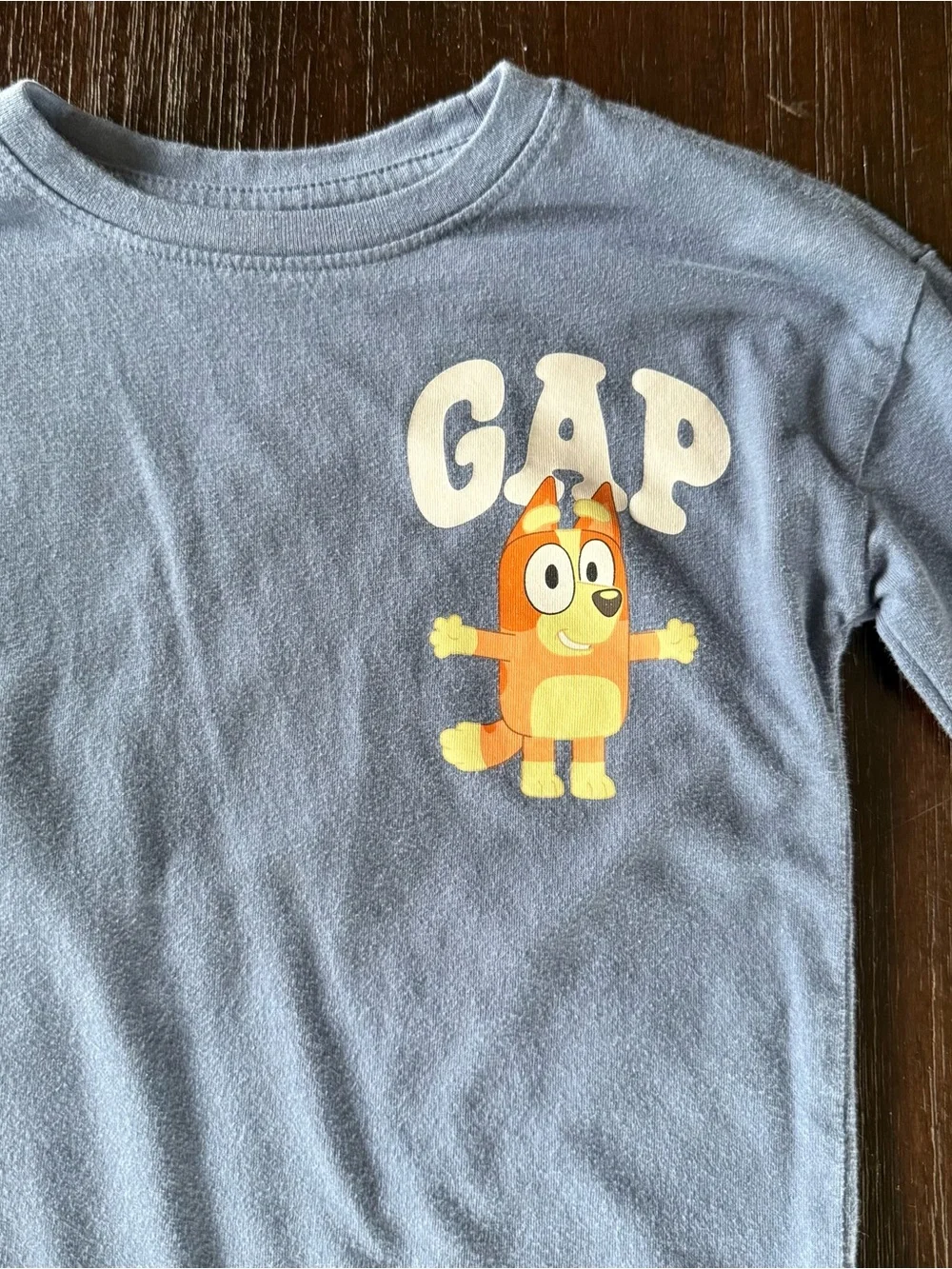 GAP Kids Blue Long-Sleeve Shirt with Bingo